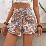 Vacation Printed Skirt