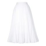 Medium-length Large Swing Casual Skirt