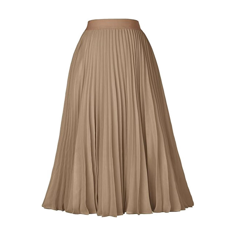 Medium-length Large Swing Casual Skirt